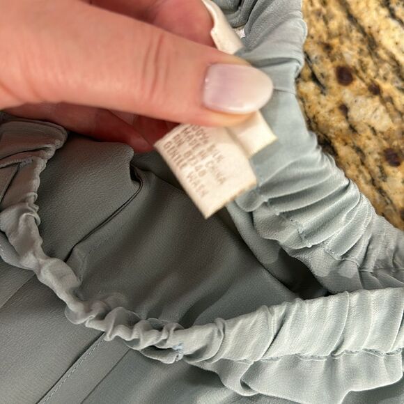 Soft Surroundings Silk High Waisted Straight Leg Lounge Ankle Pants Size L - Picture 6 of 10